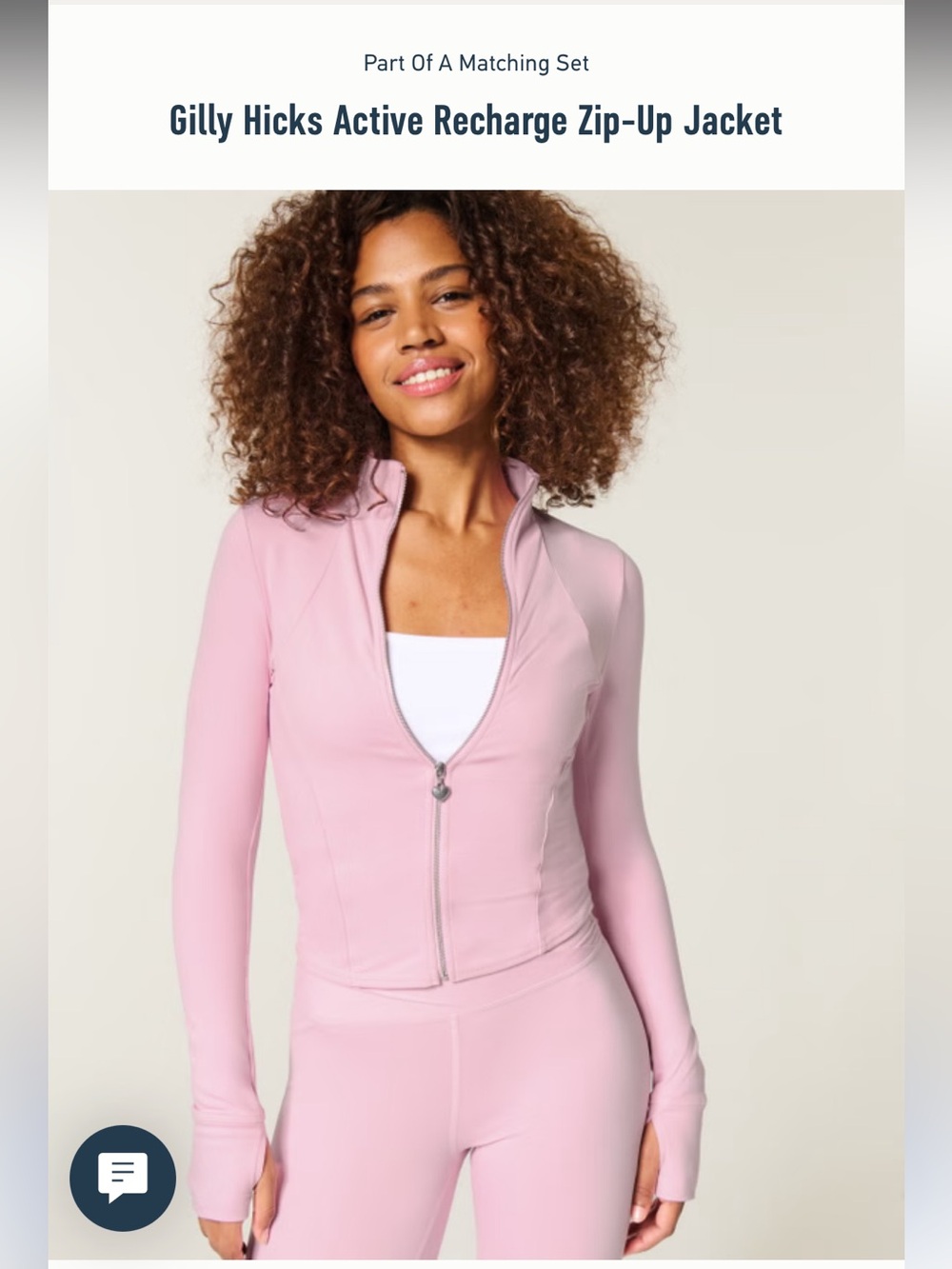 Hollister Lilac Hooded Zip Jacket